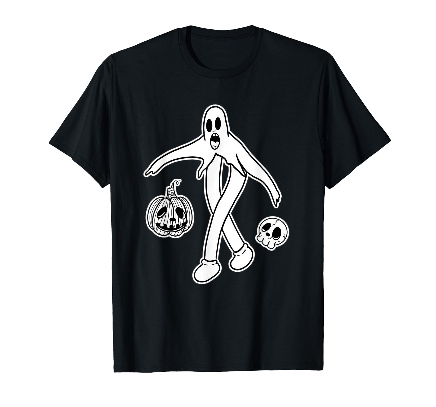 Koko the Clown Ghost Skull Jack-o-Lantern Pumpkin T-Shirt