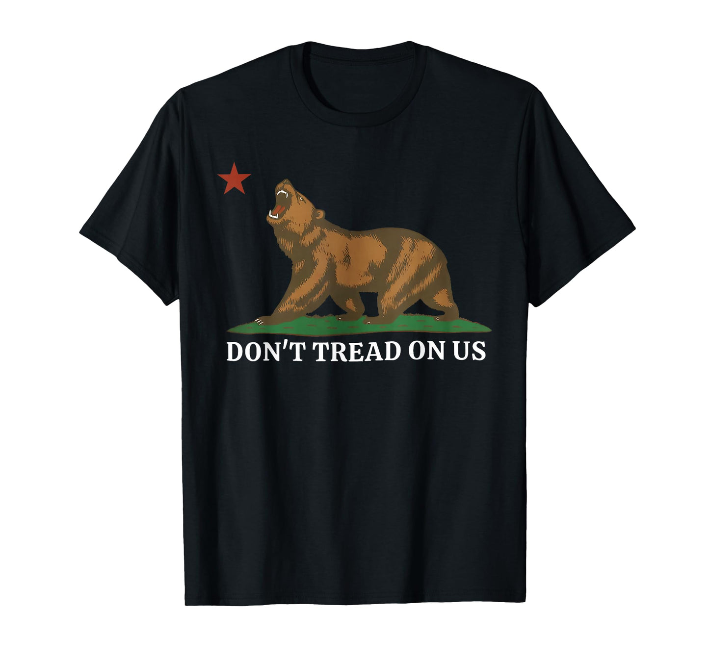 Don't Tread On Us California Bear Patriotic T-Shirt
