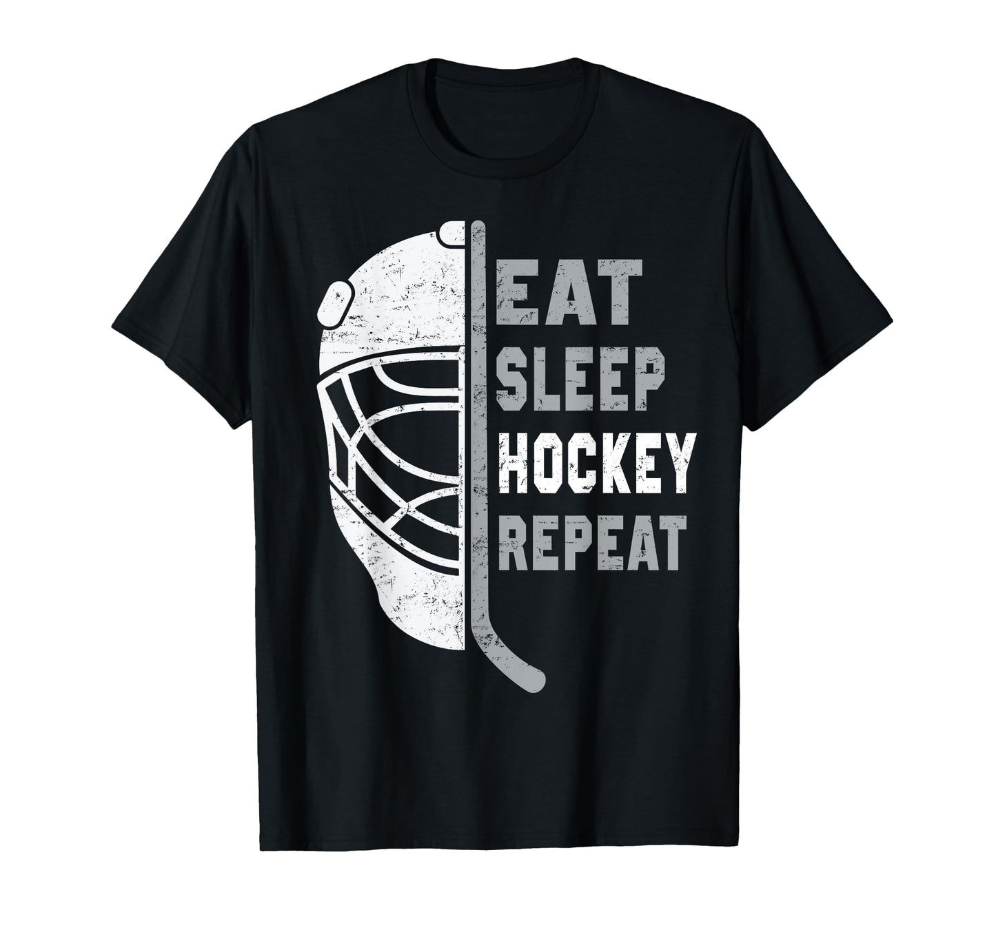 Eat Sleep Hockey Repeat Hockey Lovers Kids Youth Women T-Shirt