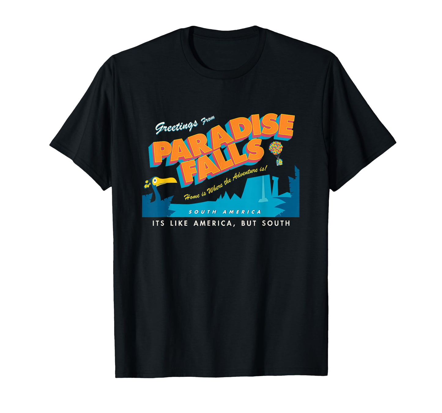 Disney and Pixar's Up Greetings from Paradise Falls T-Shirt