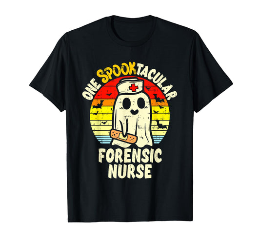One Spooktacular Forensic Nurse Halloween Ghost Correctional T-Shirt