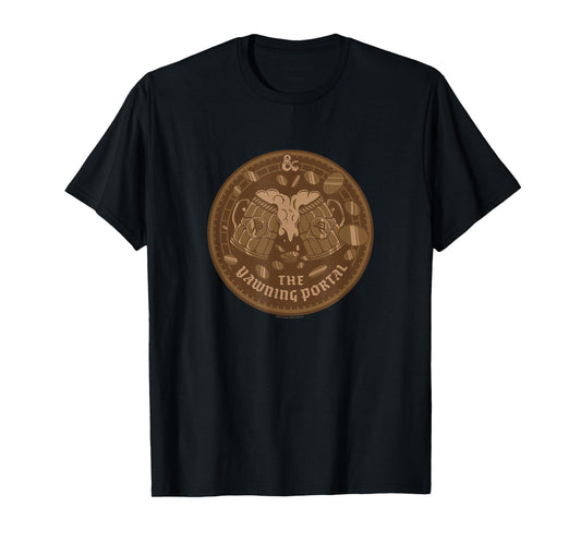 Dungeons & Dragons The Yawning Portal Tavern Mugs Coin Logo T-Shirt