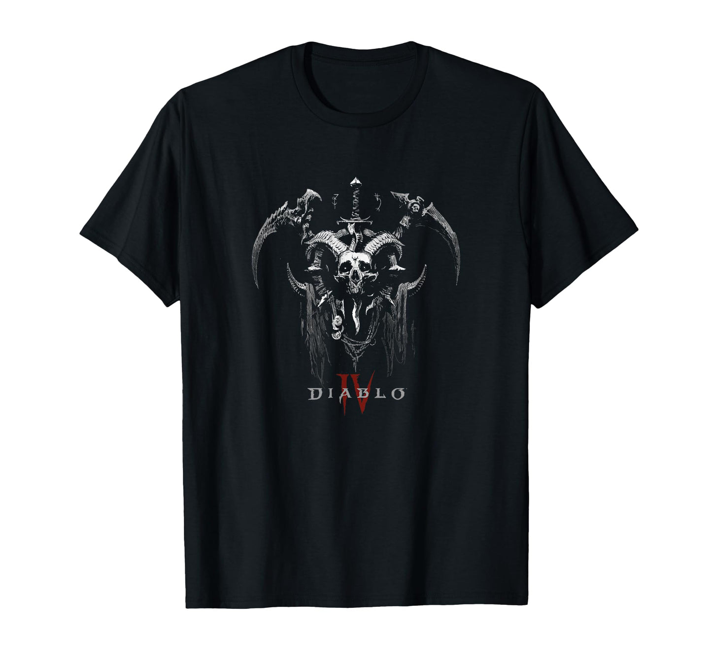 Diablo VI Necromancer Icon Two-Handed Scythes T-Shirt