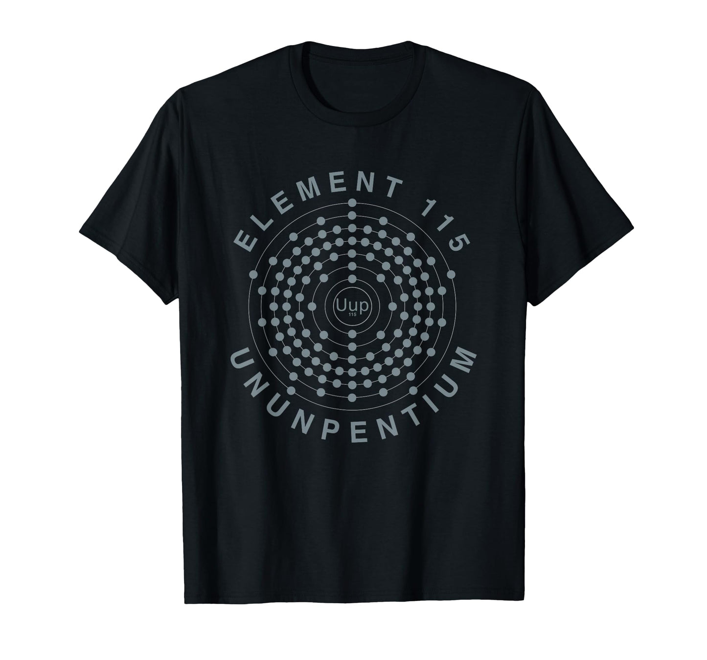 Element 115 Ununpentium Electron Shell Area 51 Alien UFO T-Shirt
