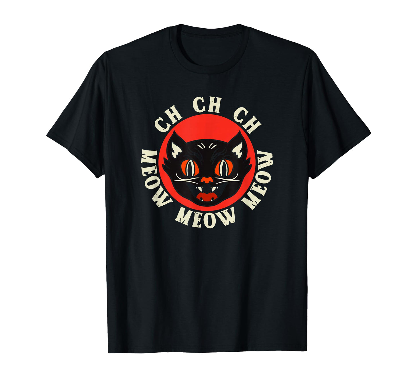 Ch Ch Ch Meow Meow Scary Friday Halloween T-Shirt