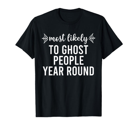 Most Likely to Halloween Matching Family Pajamas Funny Group T-Shirt