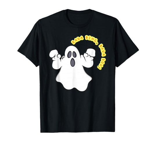 Halloween ghost bada bing, bada boo! 888 christinanicci.live T-Shirt