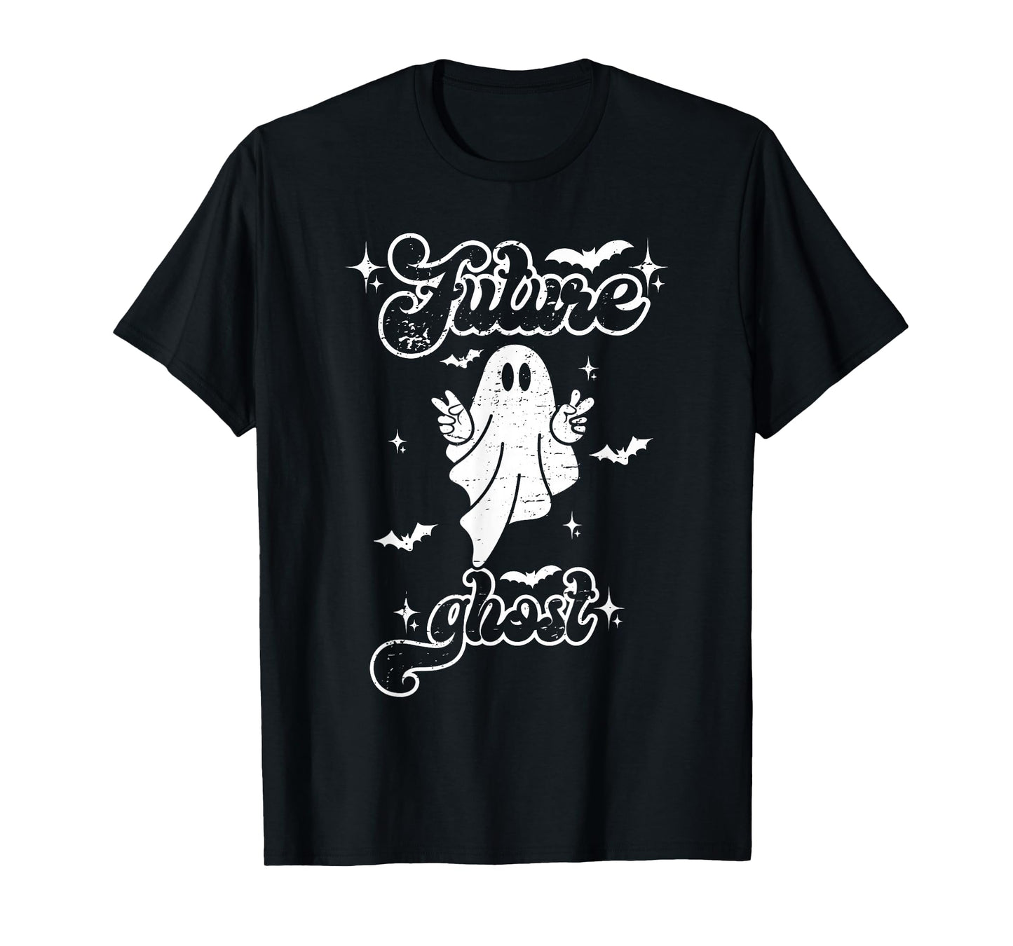 Future Ghost Funny Vintage Halloween Costume Men Women Kids T-Shirt