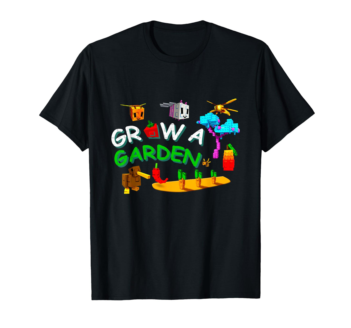 Grow A Garden Gamer Pets Fan Kiwi Honey Bee Candy Blossom T-Shirt