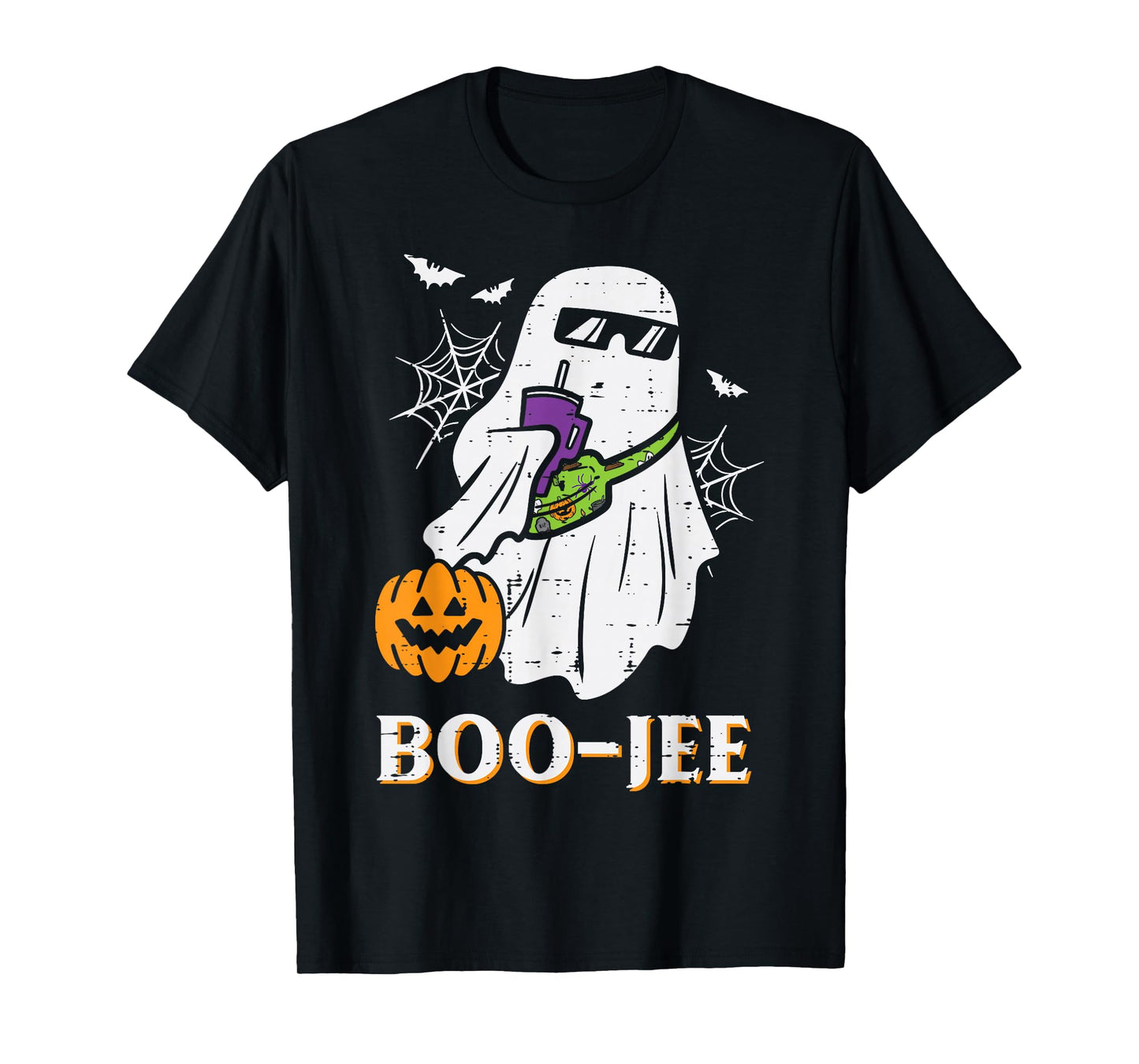 Halloween Boo Jee Ghost Boujee Bougie Costume Women Kids Men T-Shirt