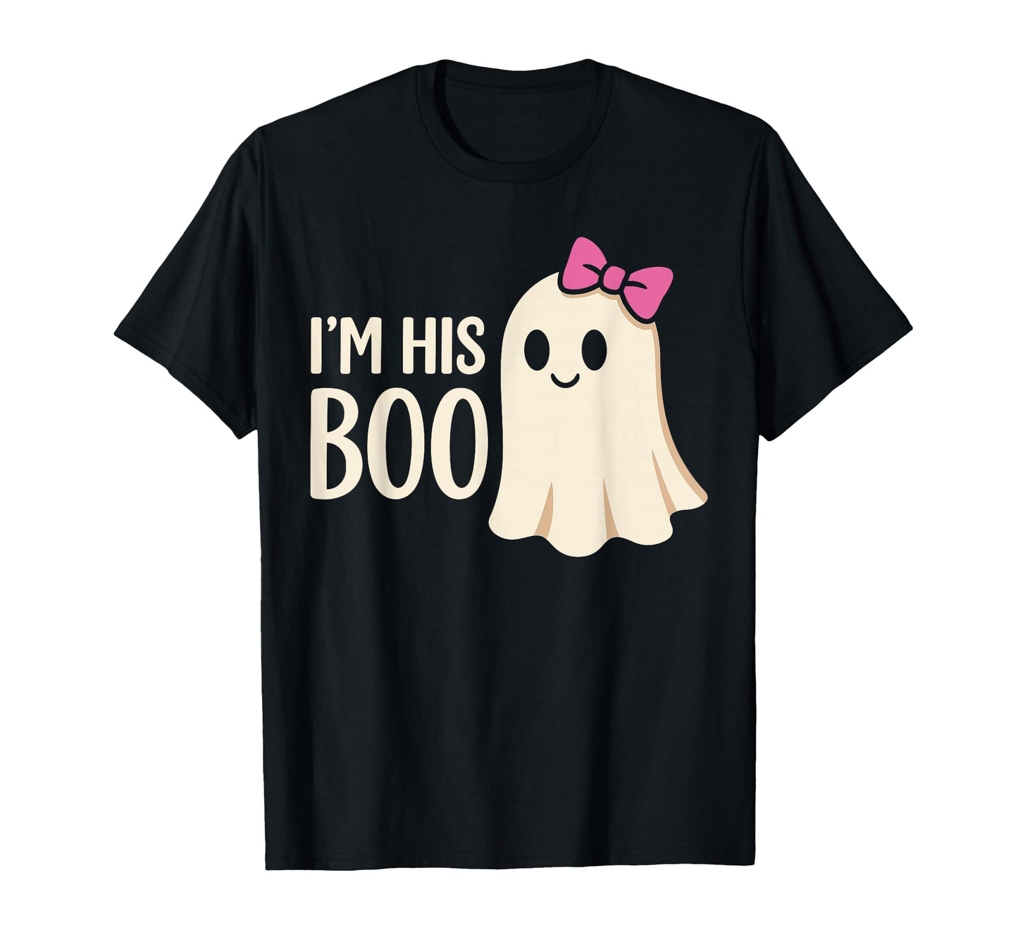 Halloween His and Hers Matching Outfits, Ghost I'm His Boo T-Shirt