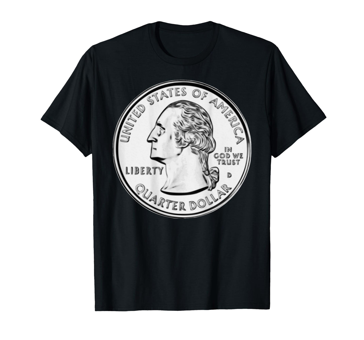 Quarter On Back Costume Quarterback Funny Football Halloween T-Shirt