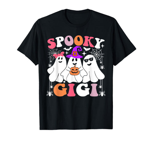 Spooky Gigi Funny Ghost Halloween Costume T-Shirt