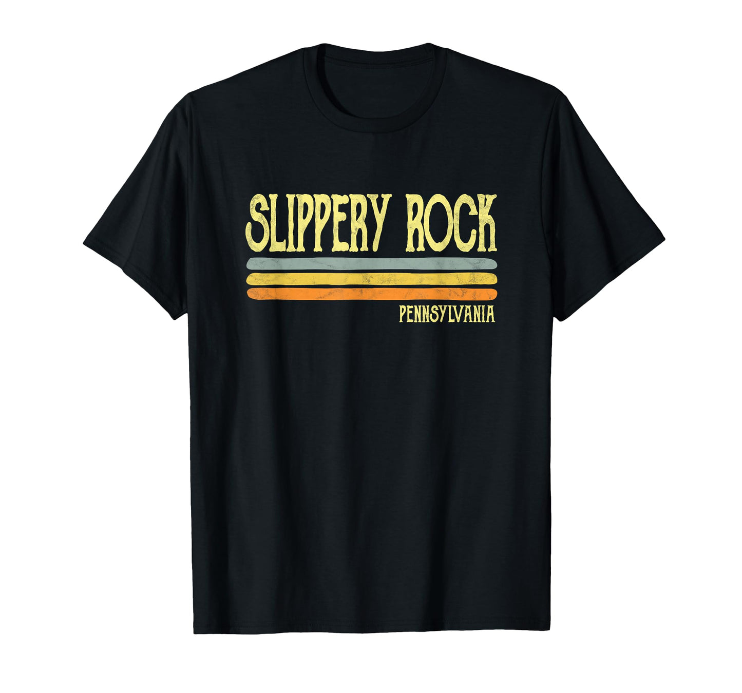 Vintage Slippery Rock Pennsylvania PA Souvenir Gift T-Shirt