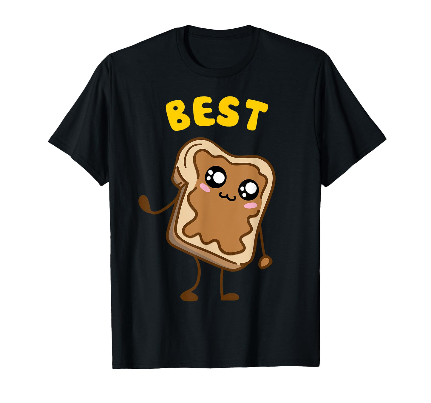 Kawaii Peanut Butter - Jelly - 1/2 BFF Best Friends Matching T-Shirt