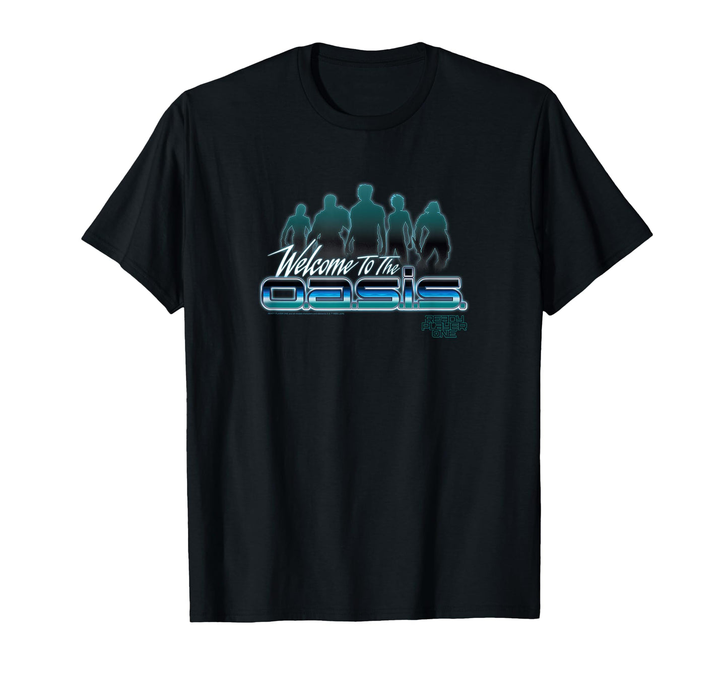 Ready Player One Welcome To The Oasis Text T-Shirt