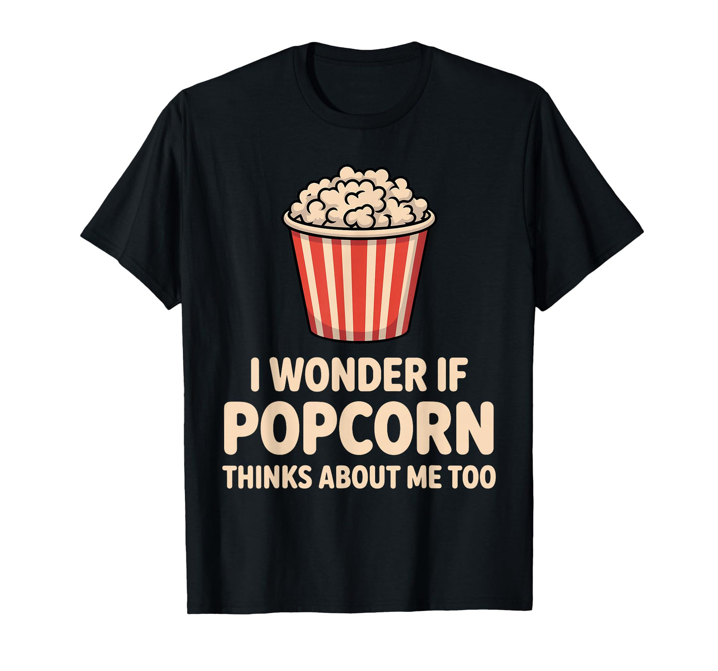 Funny Popcorn Themed for Men Women Adults Kids Popcorn Lover T-Shirt