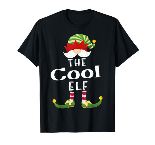 Cool Elf Group Christmas Funny Pajama Party T-Shirt