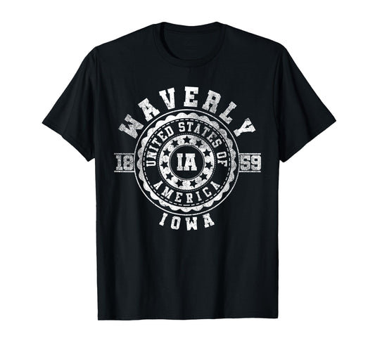Waverly IA | Iowa | Vintage City Apparels T-Shirt