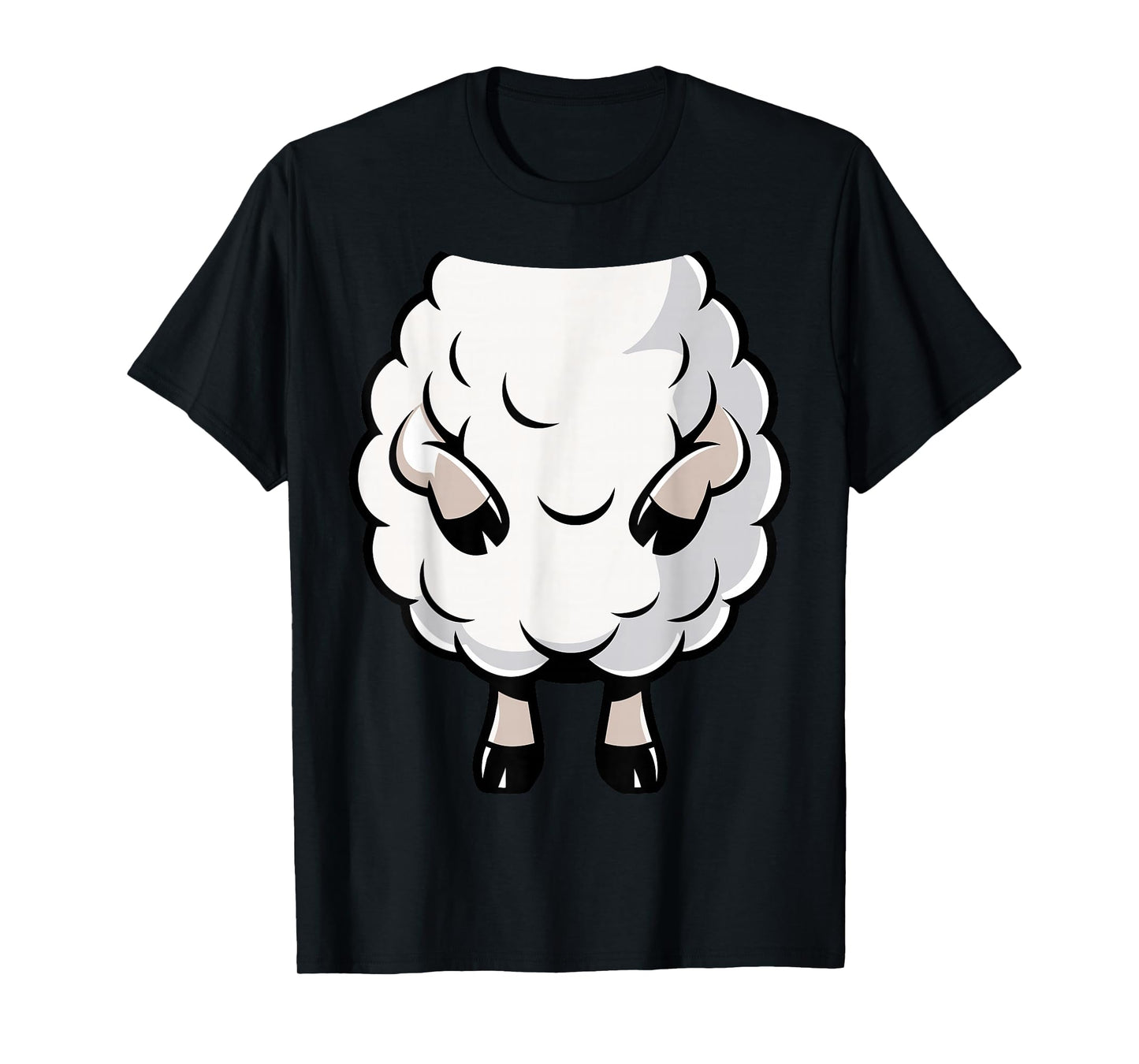 Sheep Shirt Adult Kids Men Women Lamb Sheep Costume T-Shirt