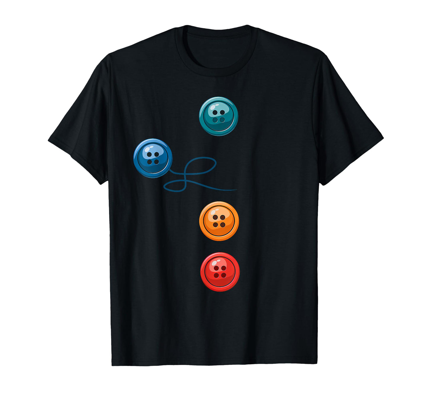Four Groovy Buttons Blue Cat Funny Halloween Costume Kids T-Shirt