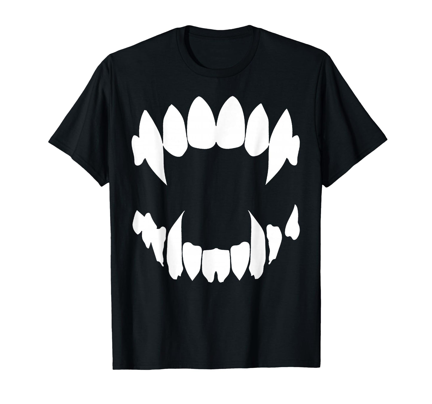 Vampire Fangs Occult Dark Grunge Bite Goth Aesthetic Teeth T-Shirt