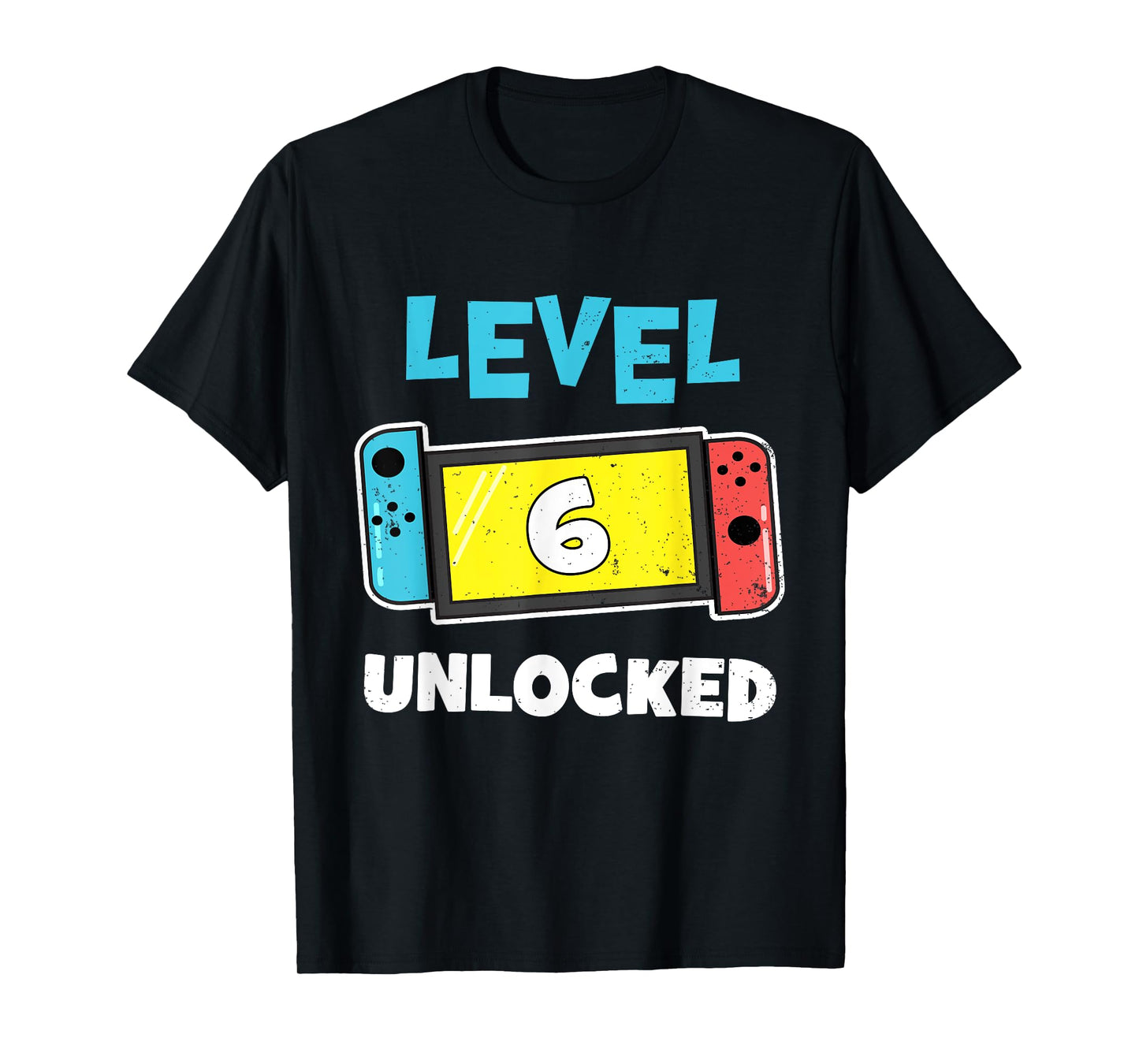 Level 6 unlocked Gamer 6th Birthday Gift Video Game lovers T-Shirt