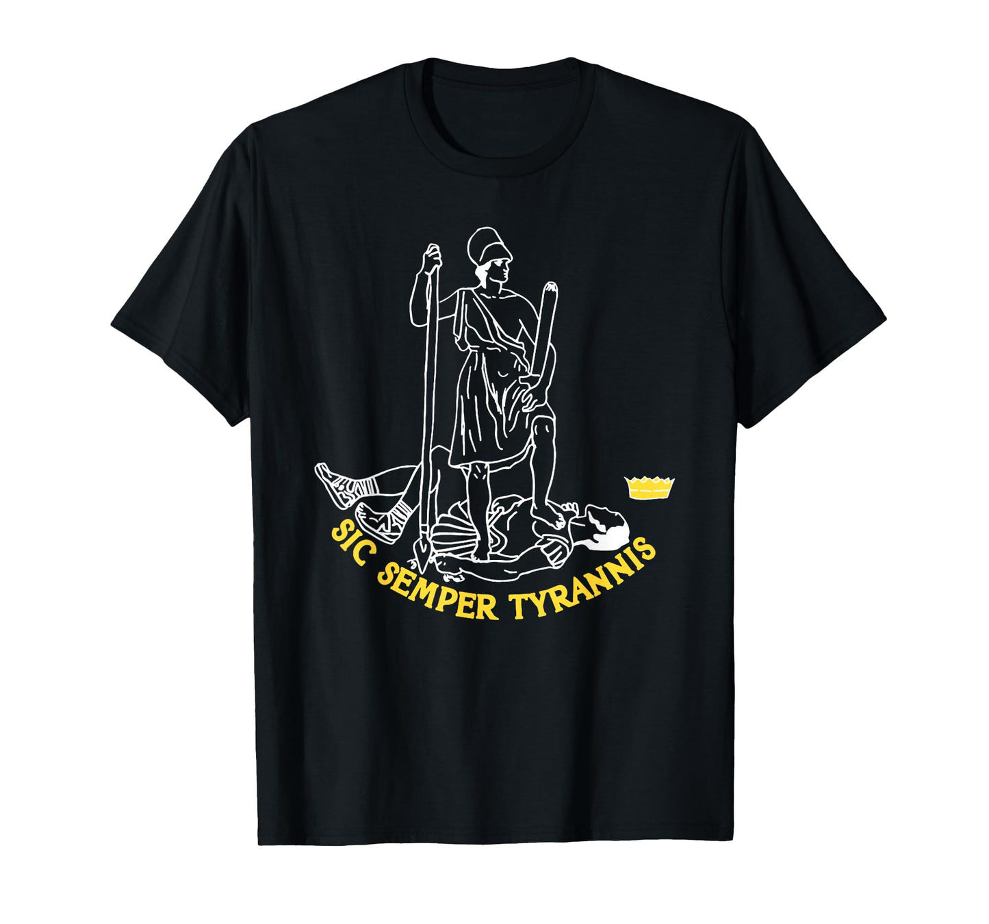 Sic Semper Tyrannis from the Virginia Flag T-Shirt