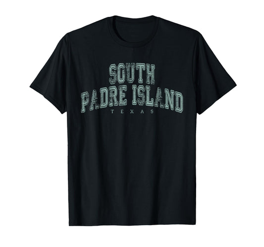 South Padre Island Texas Vintage Retro US City State Travel T-Shirt