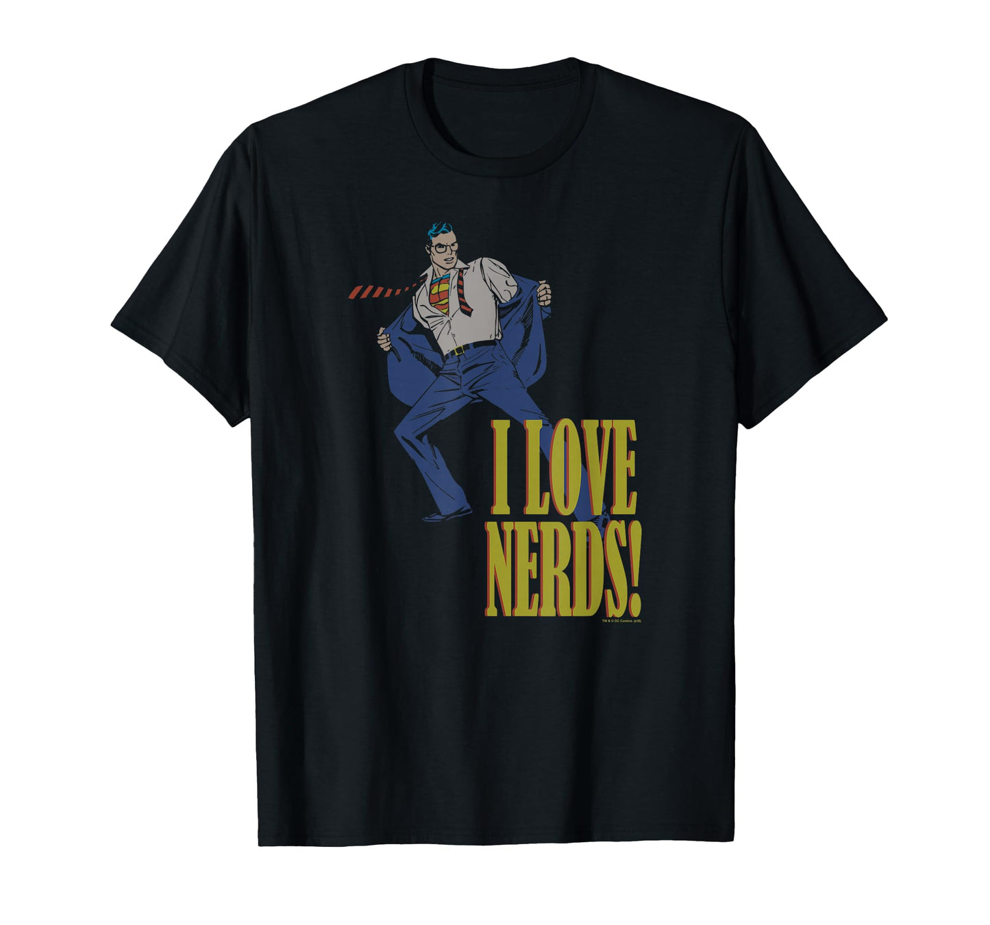 Superman I Love Nerds T Shirt T-Shirt