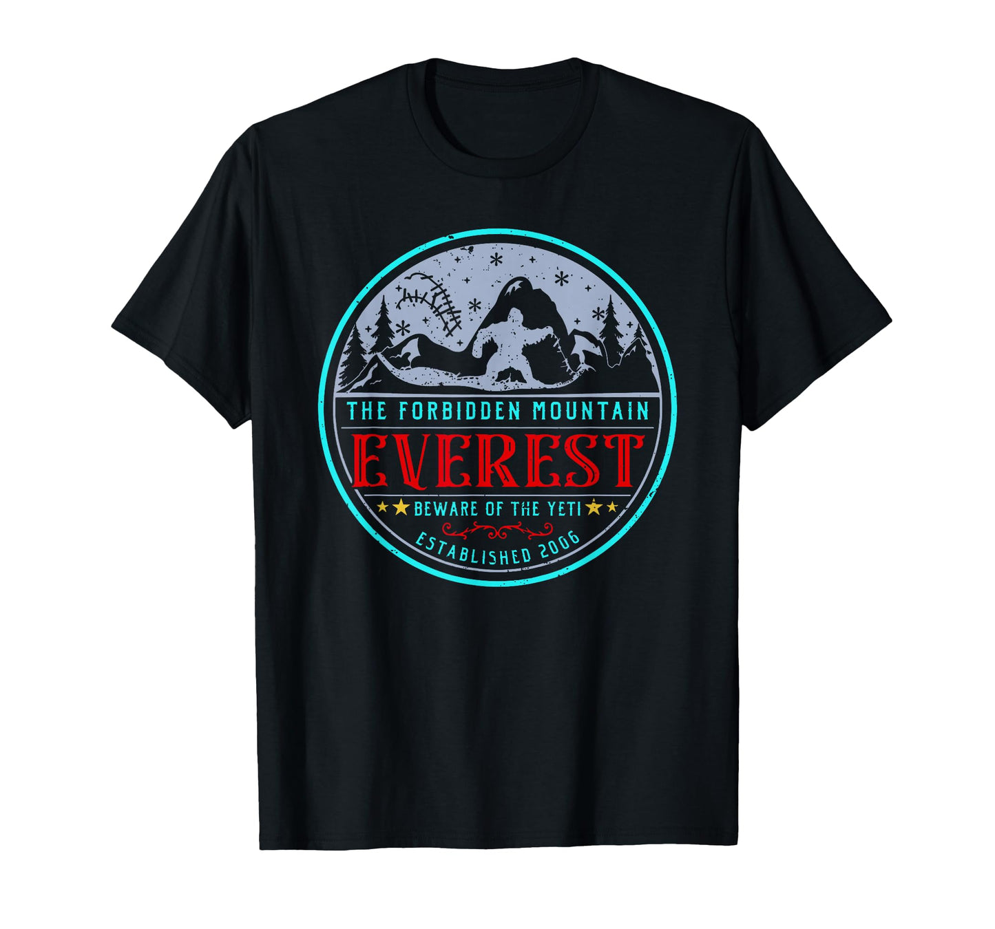 Mountain Lovers Expedition Everest, Animal Theme Park Trip T-Shirt