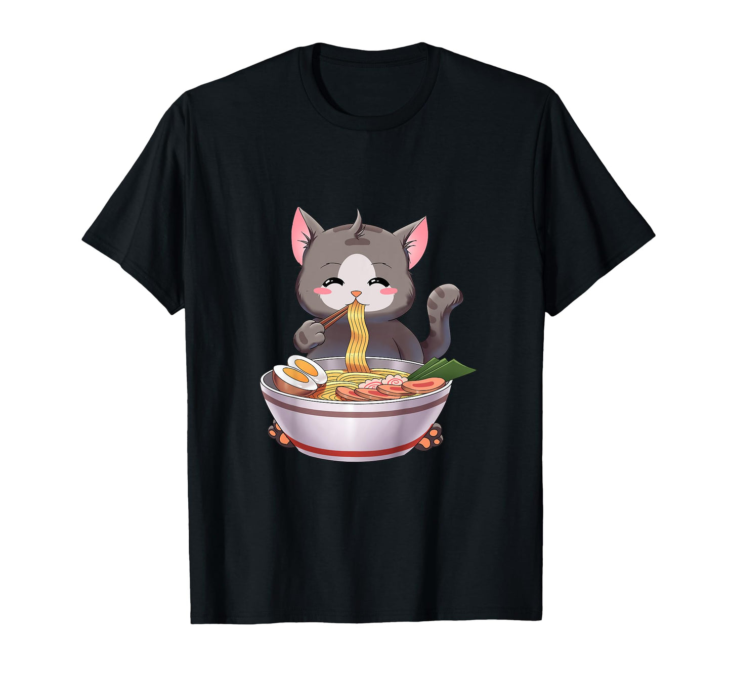 Kids Children Ramen Cat Japanese Gift Kawaii Anime for toddler T-Shirt
