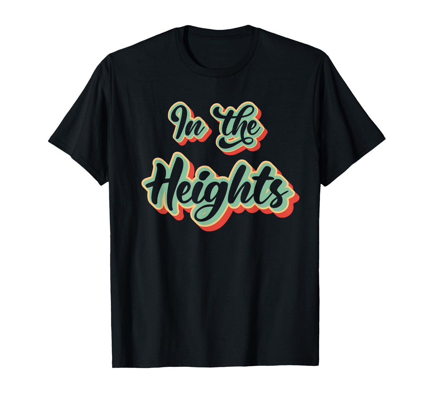 In New York the Washington Heights Black Unisex Adult T-Shirt