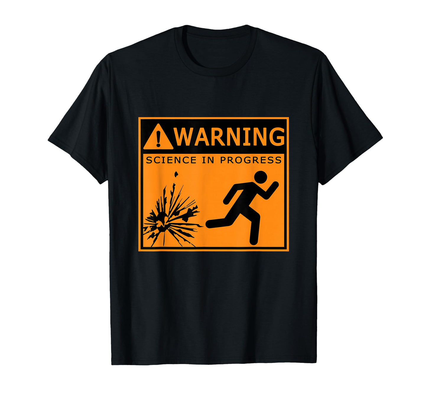 Warning Science in Progress Funny Scientist T-Shirt