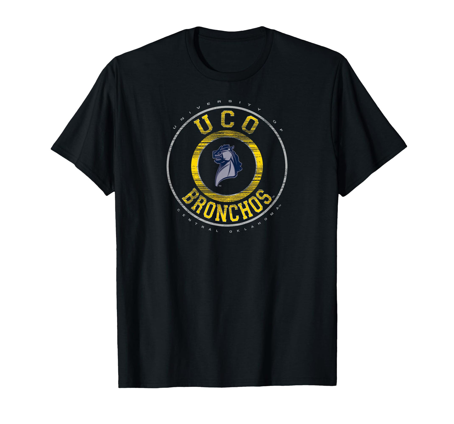 Central Oklahoma Bronchos Vintage Showtime Royal Blue T-Shirt