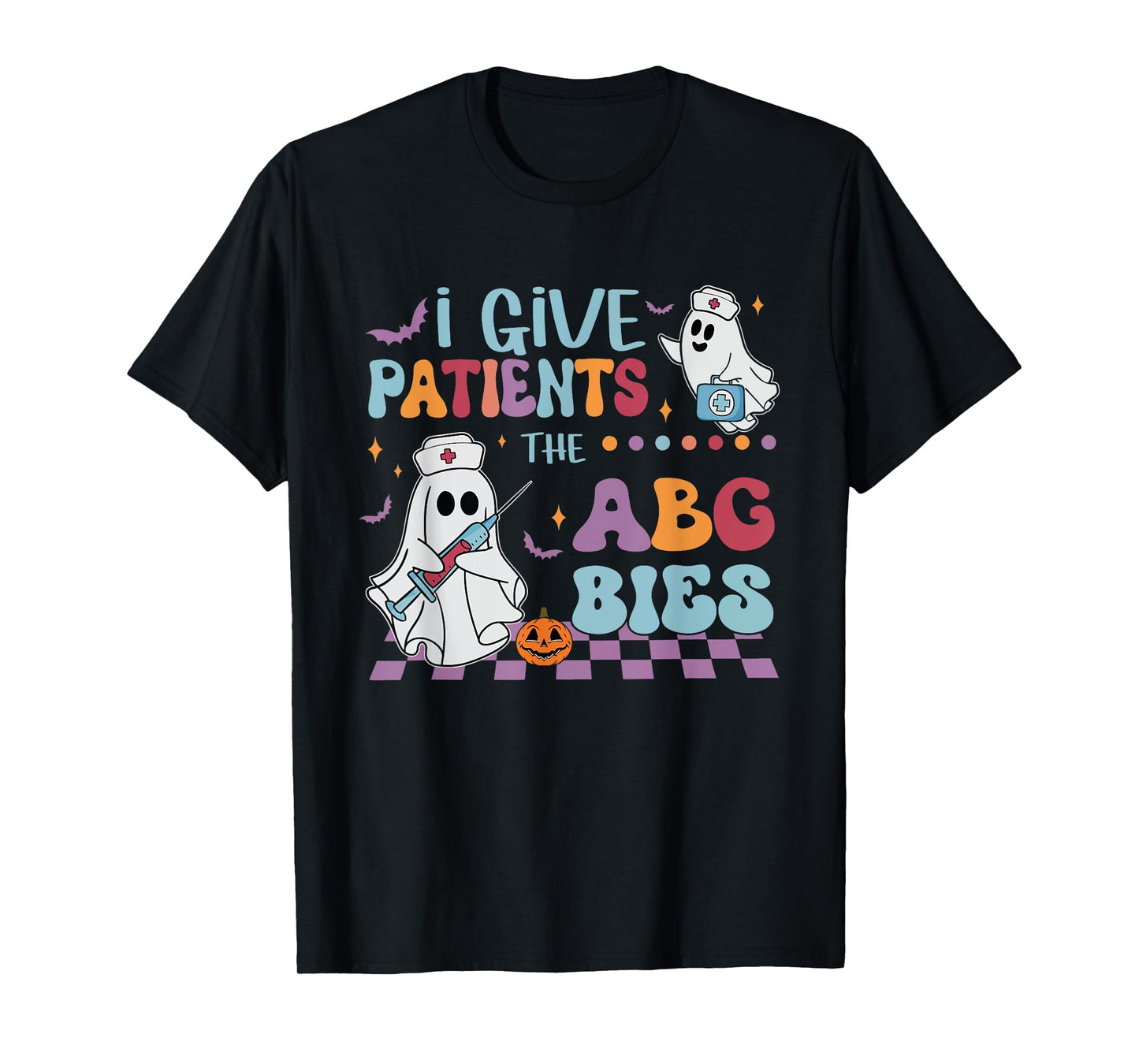 I Give Patients The ABG Bies Halloween Respiratory Therapist T-Shirt