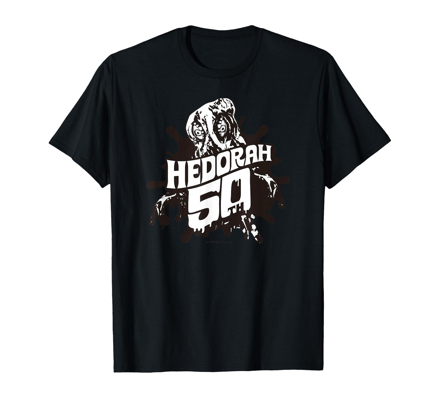 Godzilla Hedorah 50th Anniversary Black Line Art T-Shirt