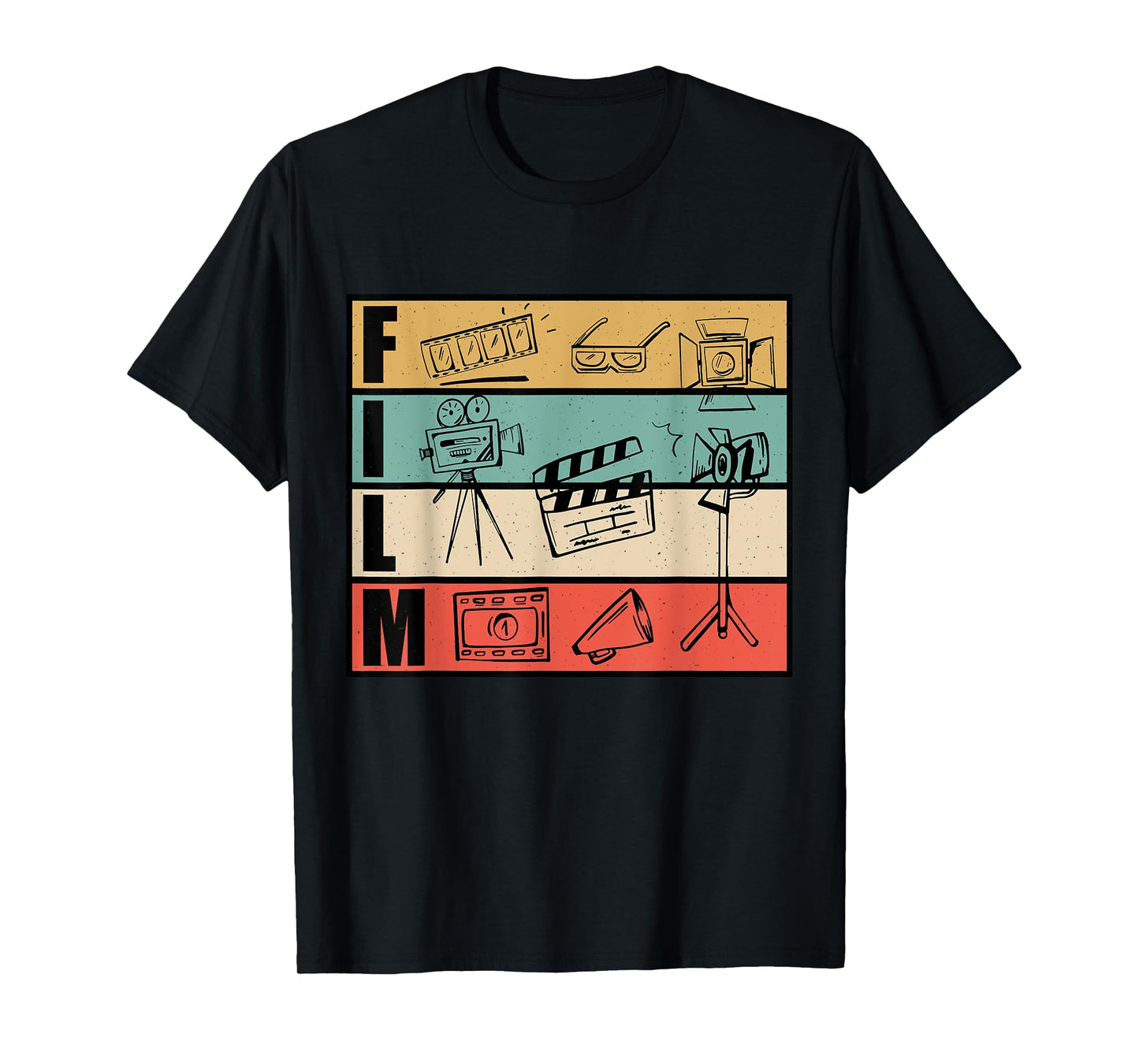 Filmmaker And Movie Director Design For Filming Cameraman T-Shirt