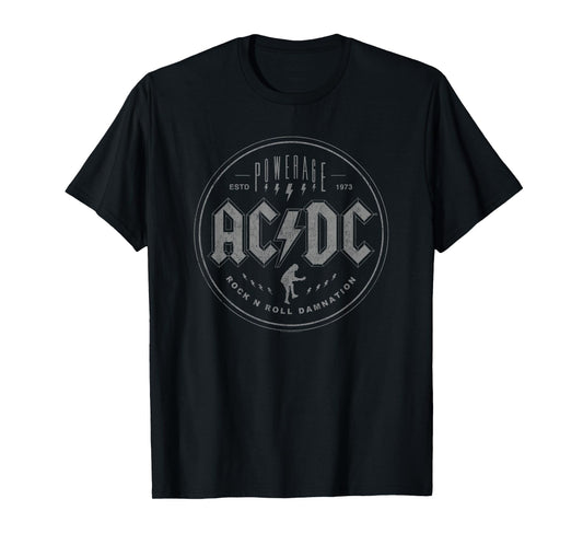 AC/DC Rock Music Band Rock N Roll Damnation T-Shirt