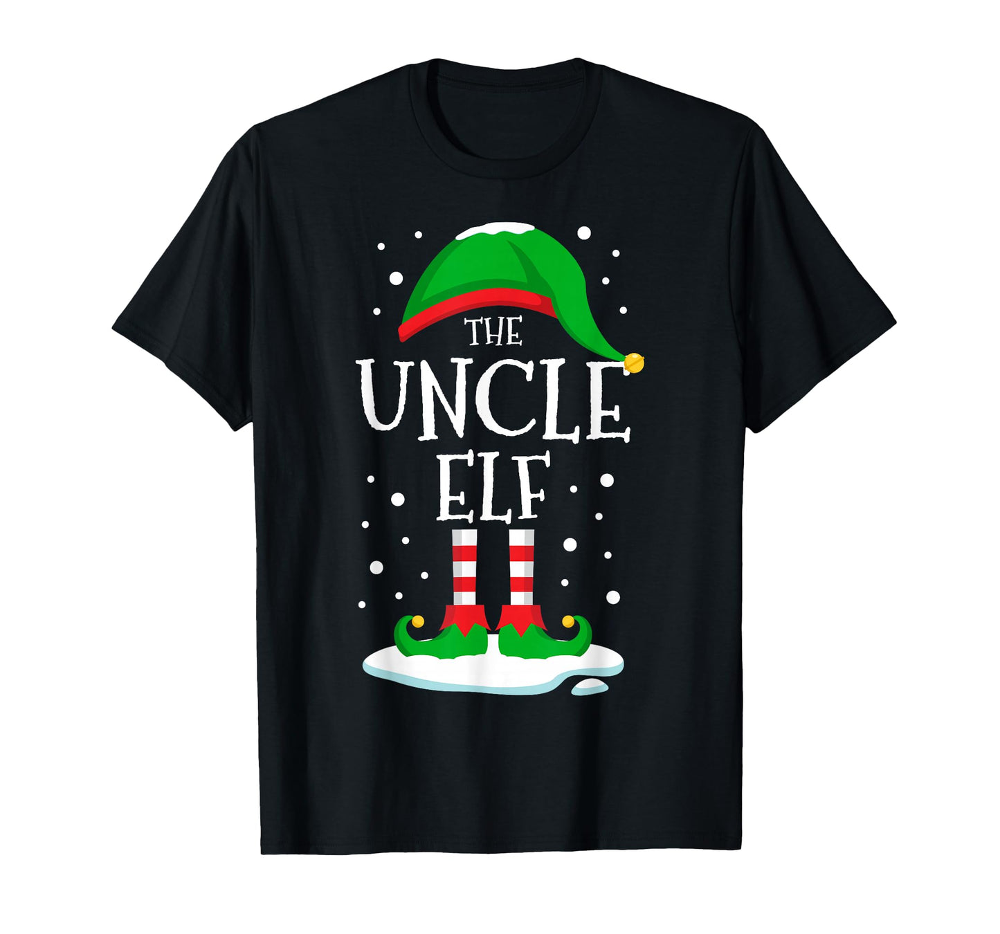The Uncle Elf Christmas Family Matching Xmas Grandpa Funny T-Shirt