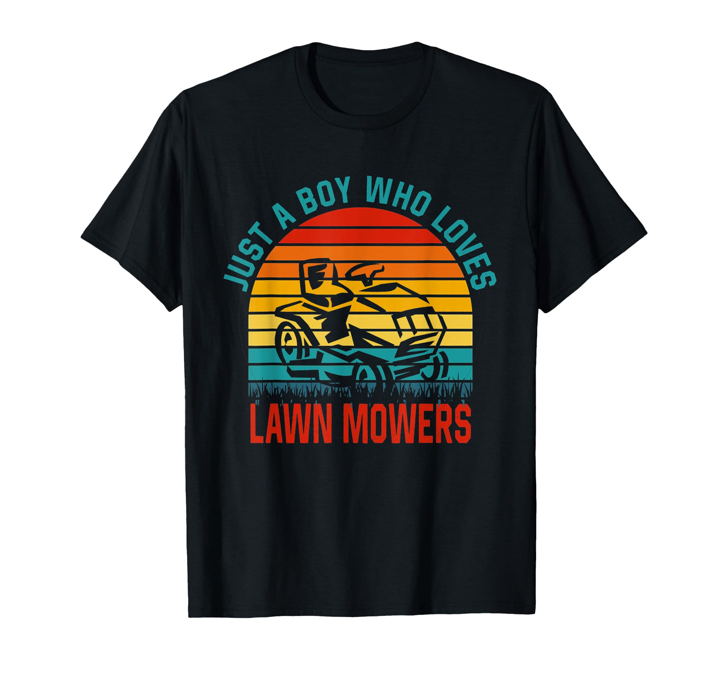JUST A BOY WHO LOVES LAWN MOWERS T-Shirt