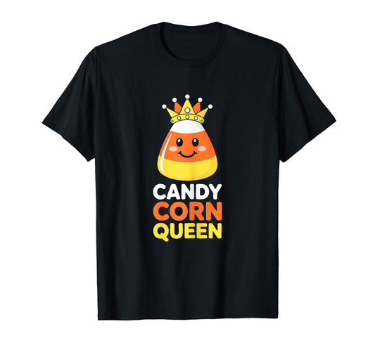 Candy Corn Queen Shirt Adult Women Girl Halloween Costume T-Shirt