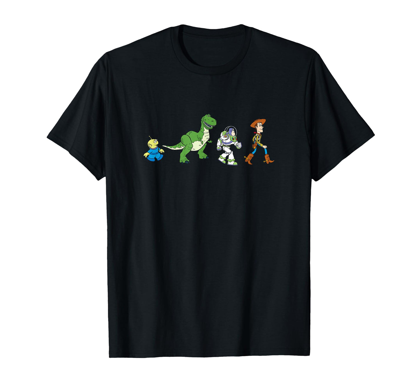 Disney Pixar Toy Story Toy Crossing Characters Group Shot T-Shirt