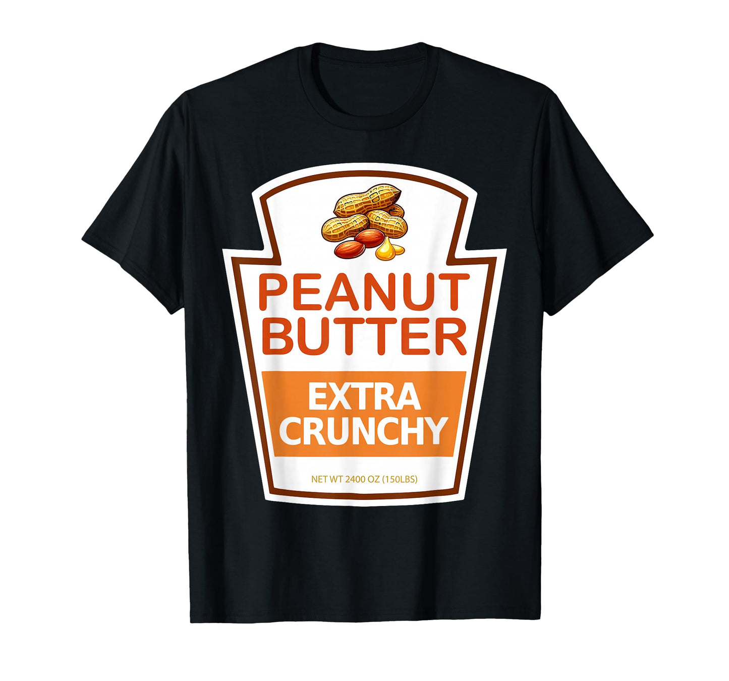 Peanut Butter Extra Crunchy for Halloween T-Shirt