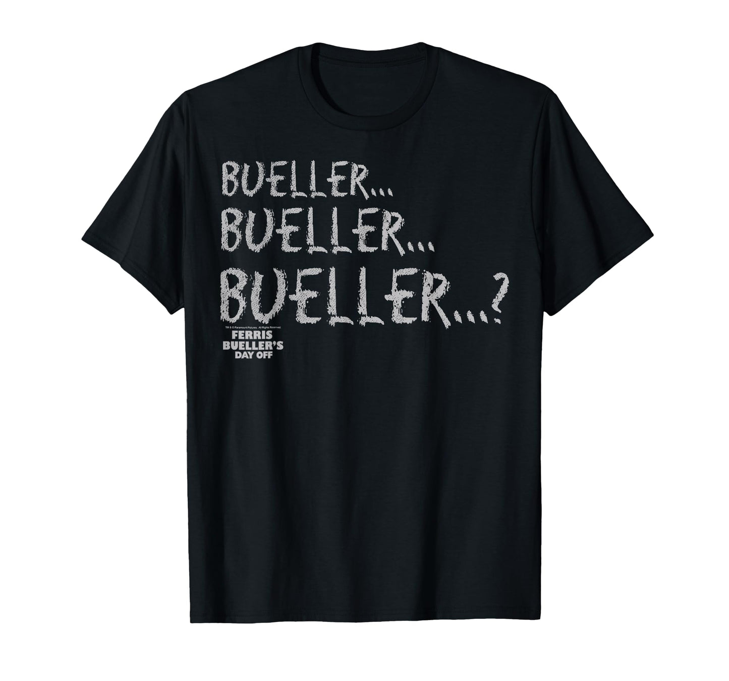 Ferris Bueller's Day Off Chalkboard Style Graphic Lines T-Shirt
