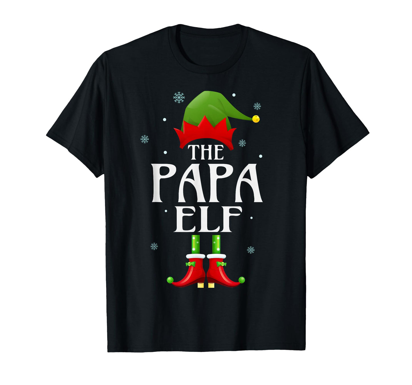 Papa Elf Xmas Matching Family Group Christmas Party Pajama T-Shirt