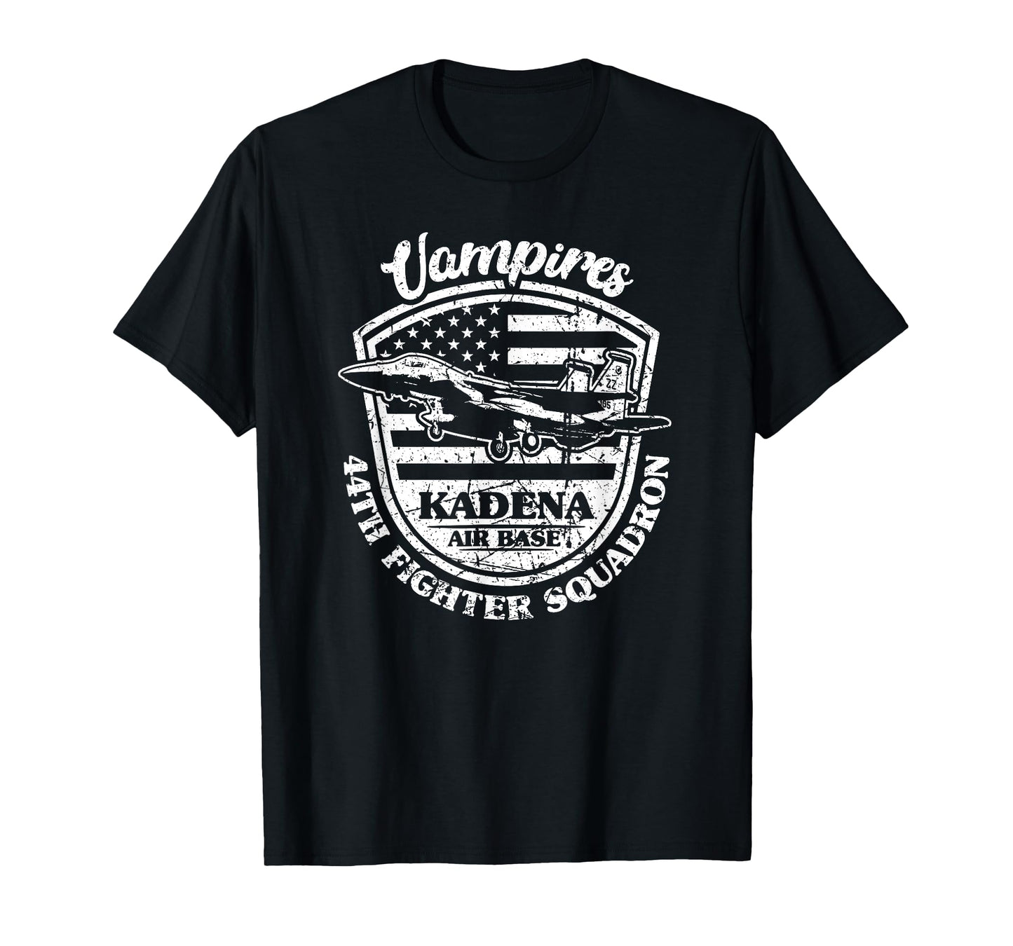 44th Fighter Squadron Vampires Kadena Air Base Okinawa Japan T-Shirt