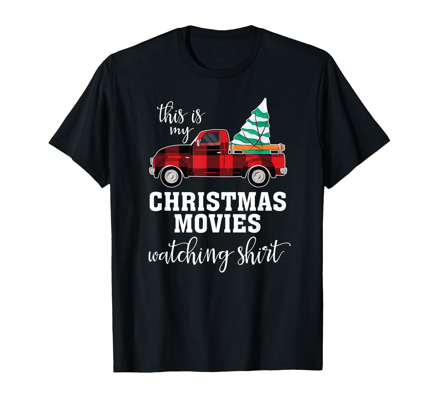 Christmas Movies Watching Shirt Women Boys Girls Xmas Movie T-Shirt