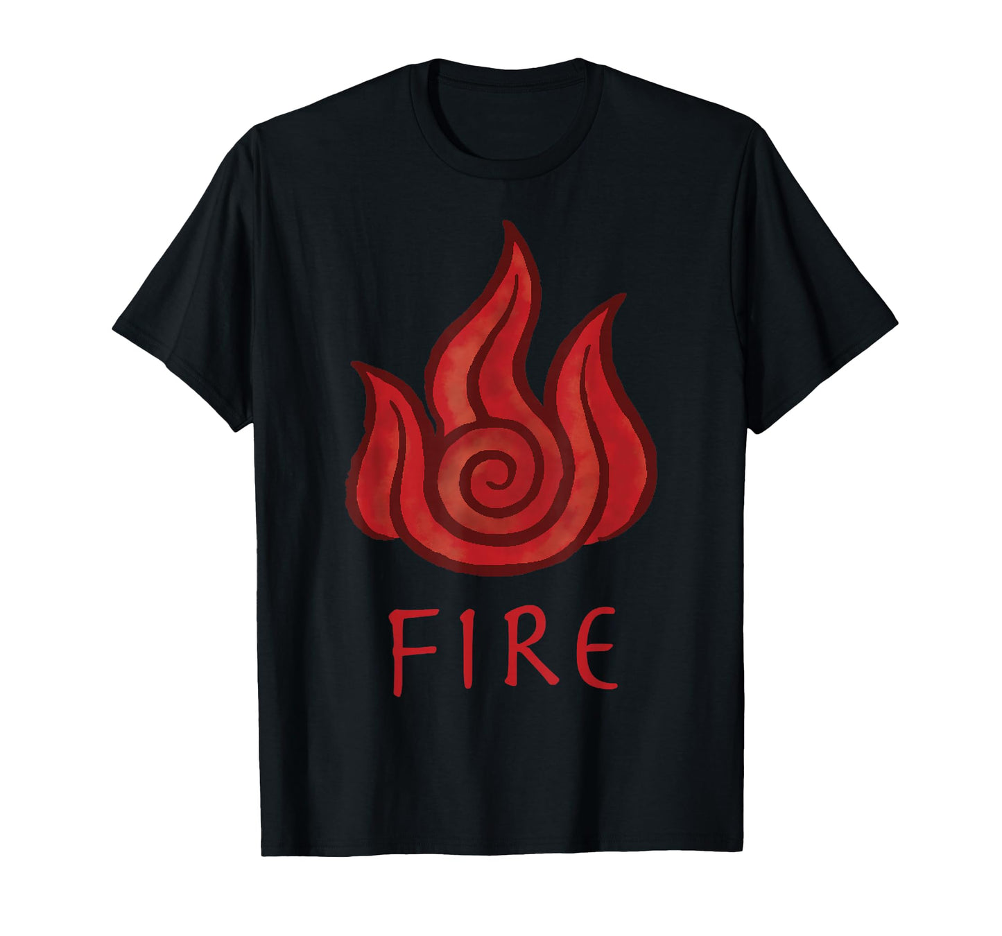 Avatar: The Last Airbender Painted Fire Element T-Shirt Small