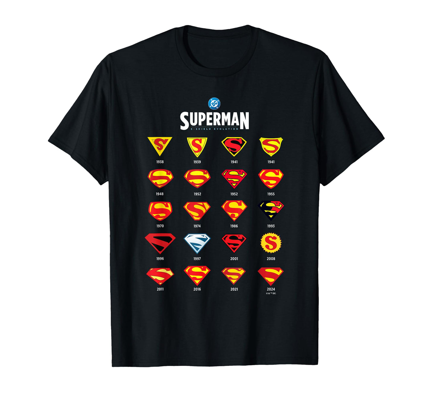 Superman S-Shield Evolution T-Shirt